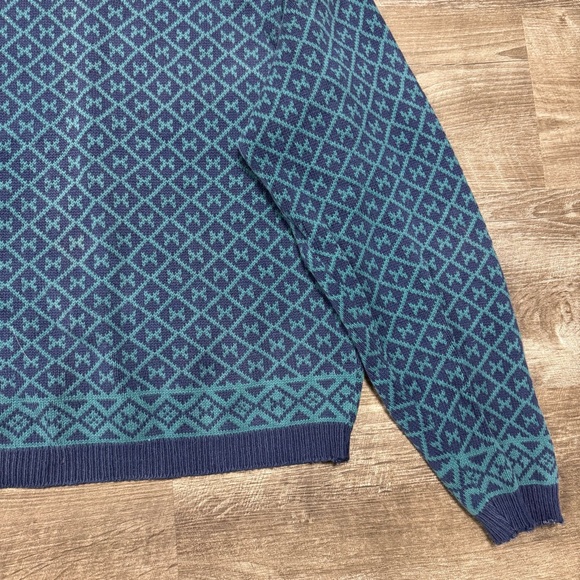 LL Bean Vintage 100% Cotton Sweater Size Large - Picture 2 of 8